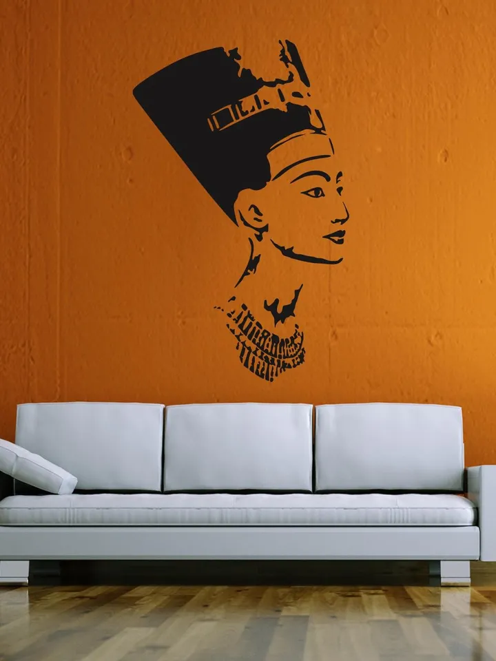 Nefertiti Wall Decal Egypt themed Sticker ik58