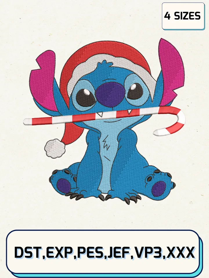 Christmas Stitch Embroidery Design,Christmas Embroidery Designs,Machine Embroidery Files,Stitch Embroidery Design,4 Sizes