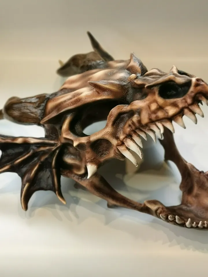 Dragon skull Mask, Dragon Mask, pagan headdress, ritual mask, fantasy dragon, dragon costume, shamanic mask, pagan mask