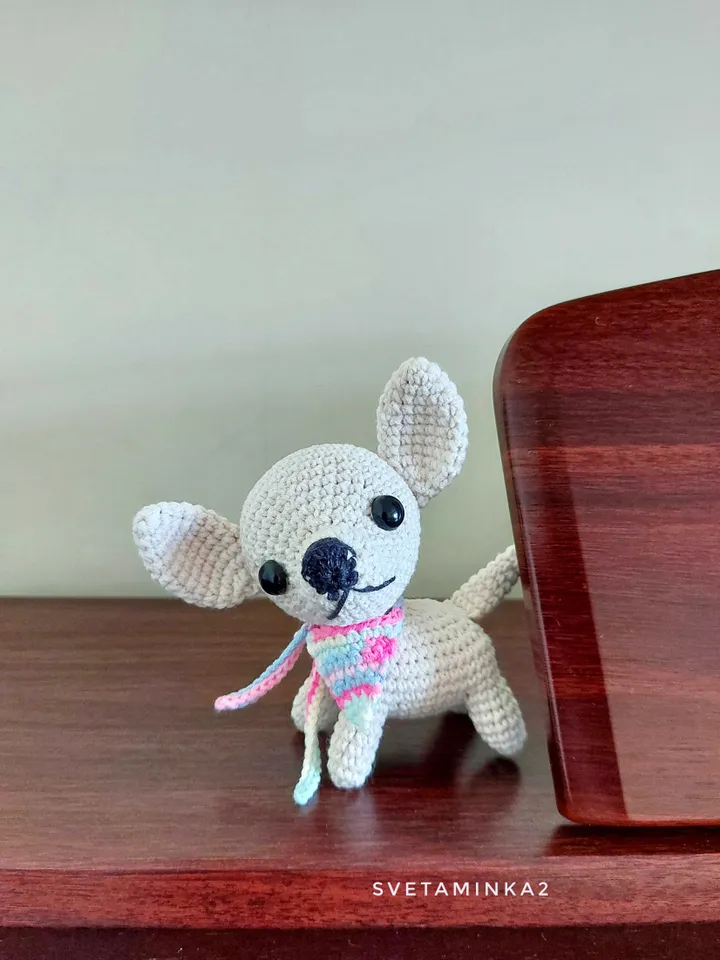 Crochet Puppy Pattern Amigurumi Dog. Digital Download. PDF.