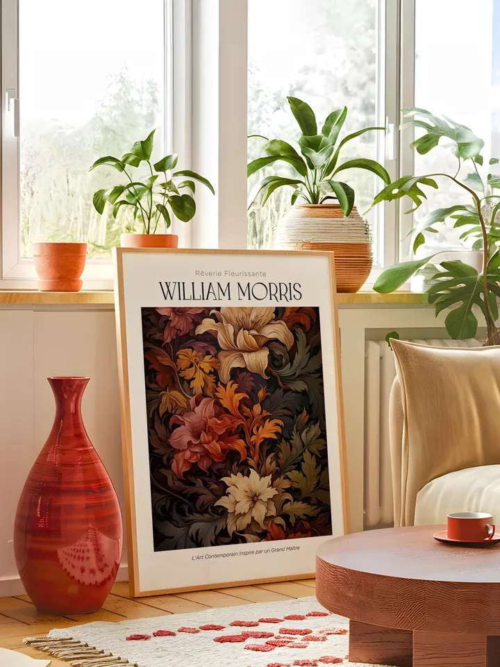 William Morris Wall Art, Vintage Botanical Print, Floral Poster Arts Decor, Digital Download, William Morris Print Digital Download AA10