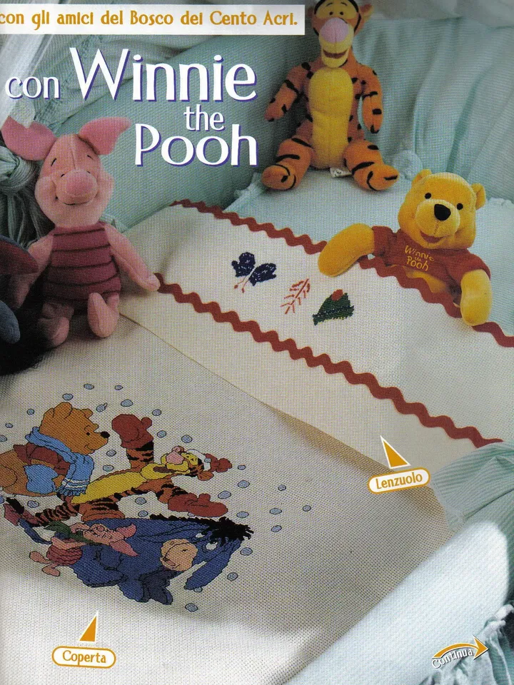 Cross Stitch Pattern Winnie Pooh and Friends Digital Download PDF