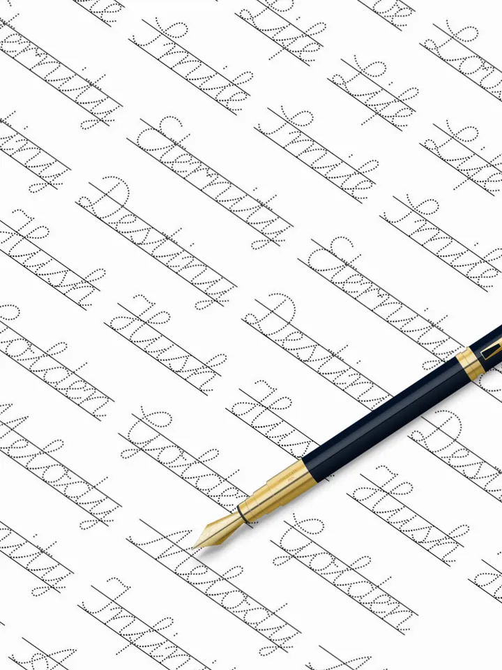 Alphabet Tracing Sheets , cursive font, calligraphy for beginners, handwriting practice
Printable cursive handwriting practice sheets letter A-Z