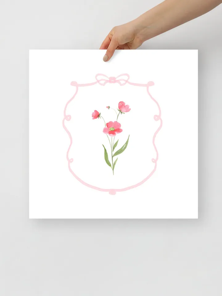 Set of 4 Pink Flowers Watercolor Painting, Vintage Botanical, Wildflower Wall Art, Colorful Floral, Blush Pink Floral, Trendy Artwork Print