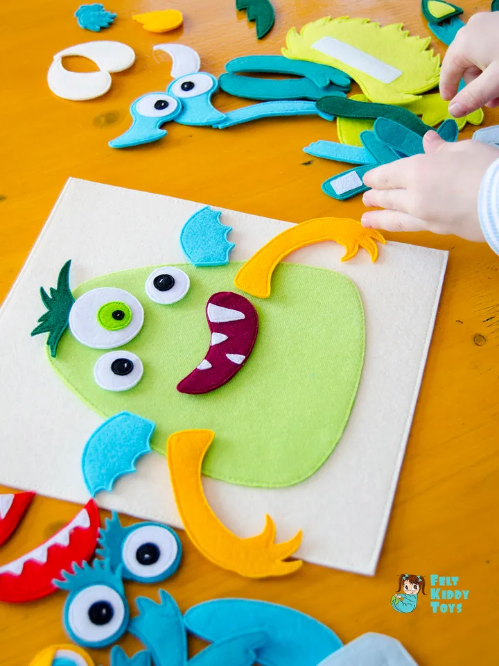 Make a monster toy, monster constructor