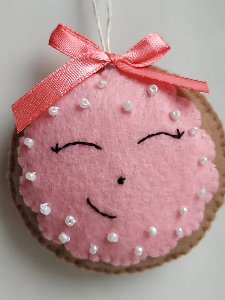 Christmas ornament, felt cookie, Christmas gift, felt Christmas ornaments, felt toys, Christmas decor, Christmas tree decoration, felt cookie ornament