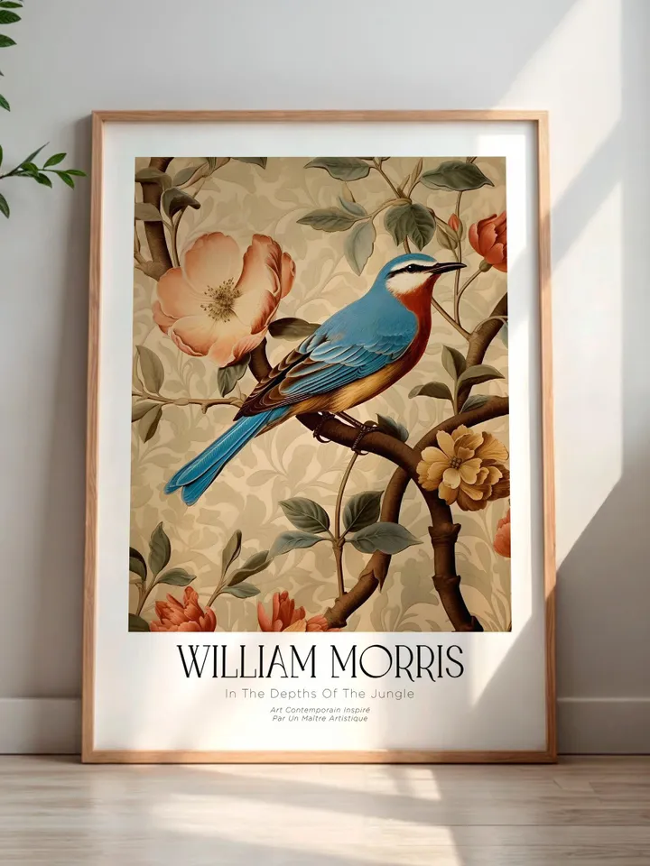 William Morris Wall Art, Vintage Botanical Print, Floral Poster Arts Decor, Digital Download, William Morris Print Digital Download AA3