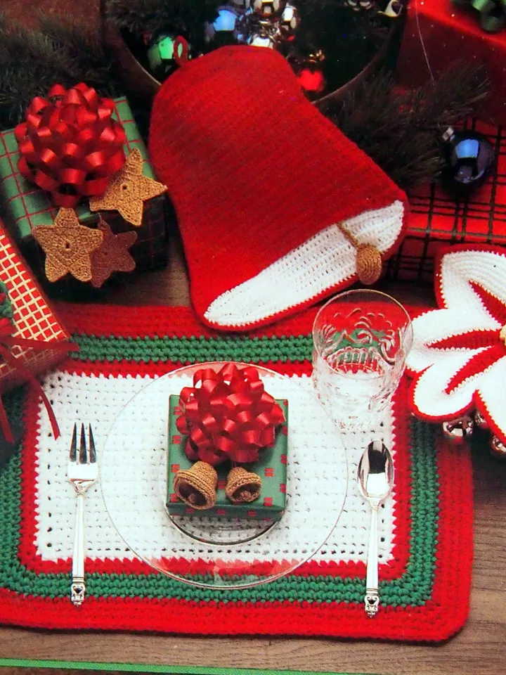 Christmas Favorites Vintage Crochet Pattern PDF Afghan Christmas