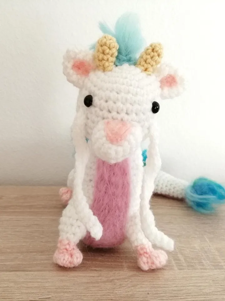 Haku The Dragon Crochet Pattern, english, amigurumi pattern, crochet animal pattern, crochet plushie pattern, crochet dragon pattern Fantasy