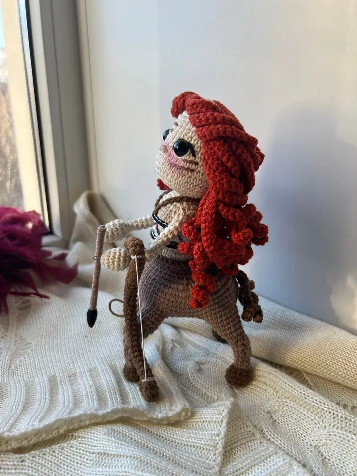 PDF Crochet Sagittarius Pattern, Amigurumi Zodiac Signs pattern Crochet Centaur Pattern Animal pattern Amigurumi doll Pattern Crochet animal