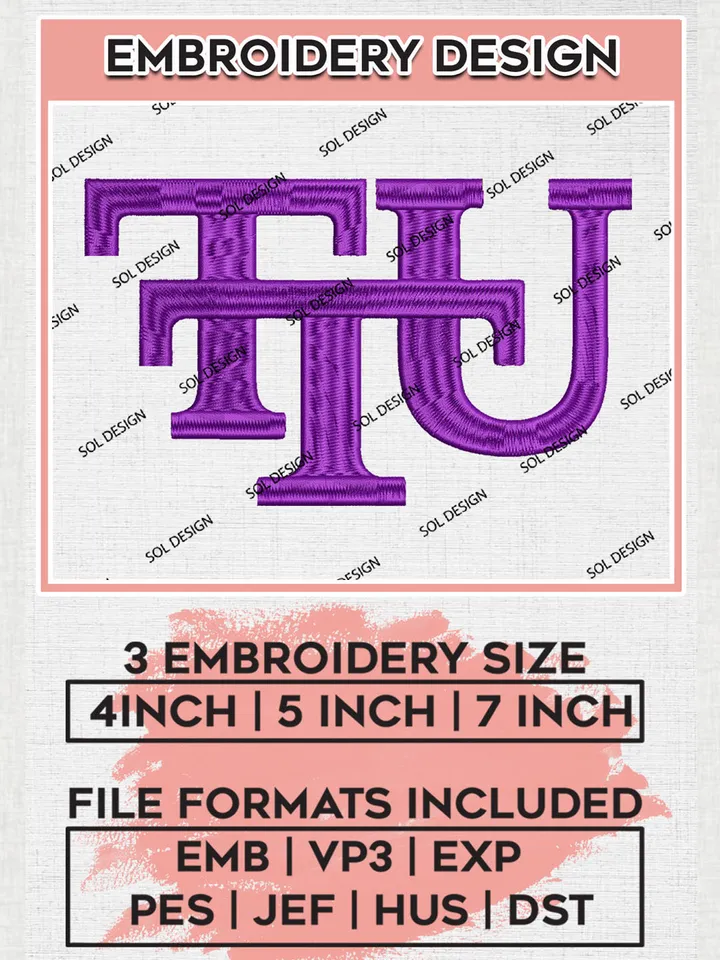 NCAA TTU Golden Eagles Team Word Logo Embroidery Design Files, NCAA Tennessee Tech Golden Eagles Machine Embroidery, NCAA Teams, 3 sizes, NCAA Machine embroidery designs, Digital Download
