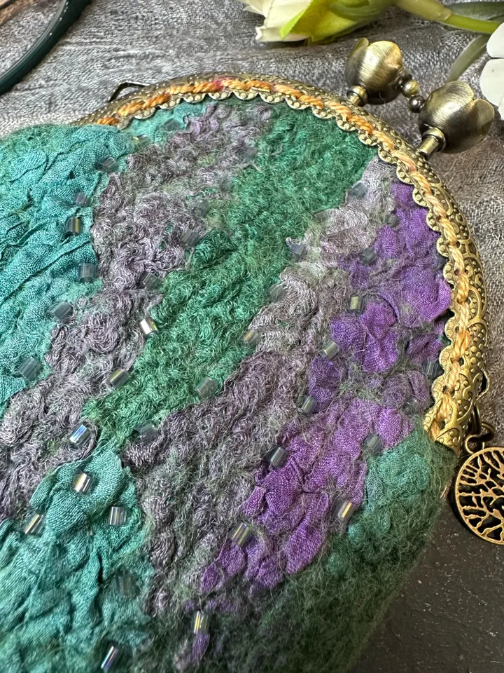 Glasses case with embroidery