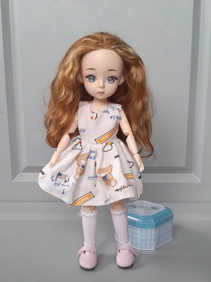Handmade OOAK BJD Doll, 12.2 Inches