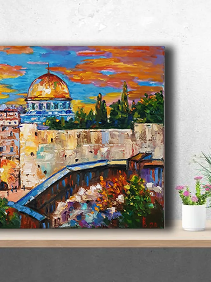 Jerusalem Dome of the Rock oil painting