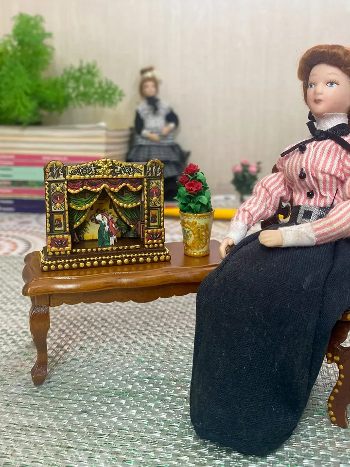 DIGITAL DOWNLOAD FOR PRINT. TUTORIAL.Video master class on creating a puppet theater.1:12.