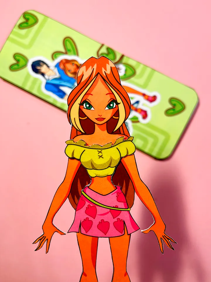 Paper dolls Fairy Flora