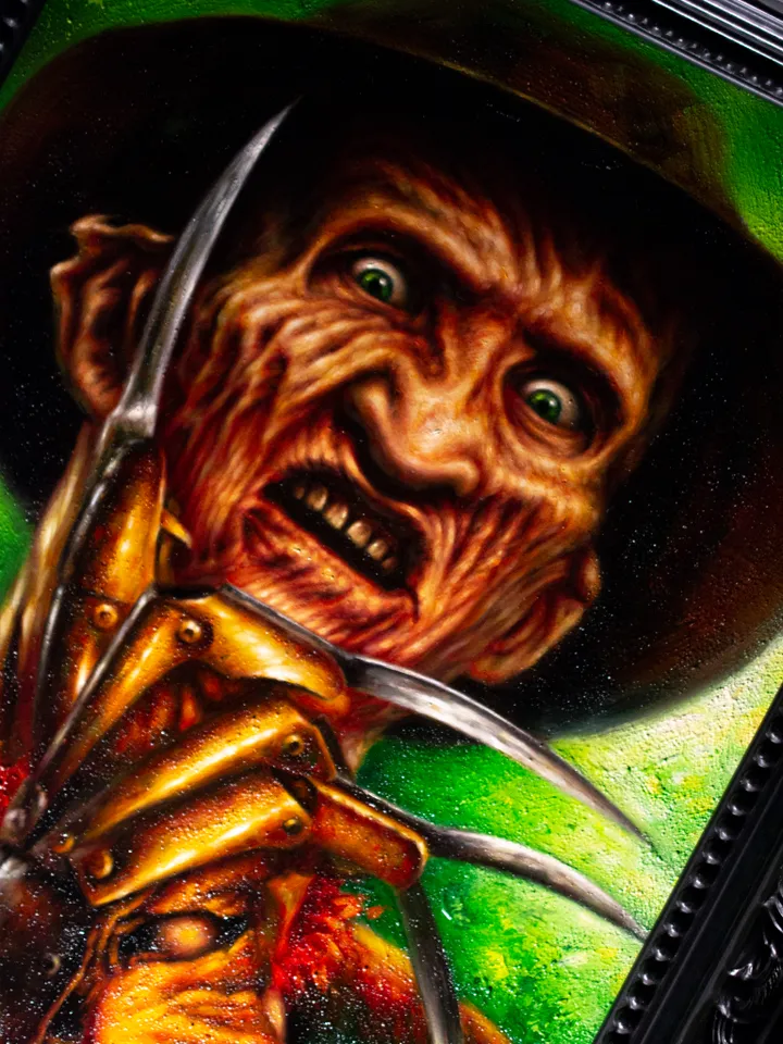 Oil painting Freddy Krueger A Nightmare on Elm Street