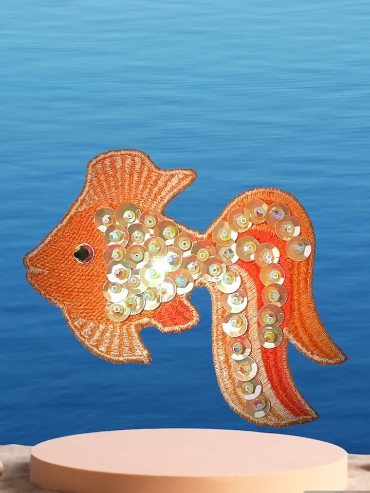 Fish pendant FSL and aquarium machine embroidery design