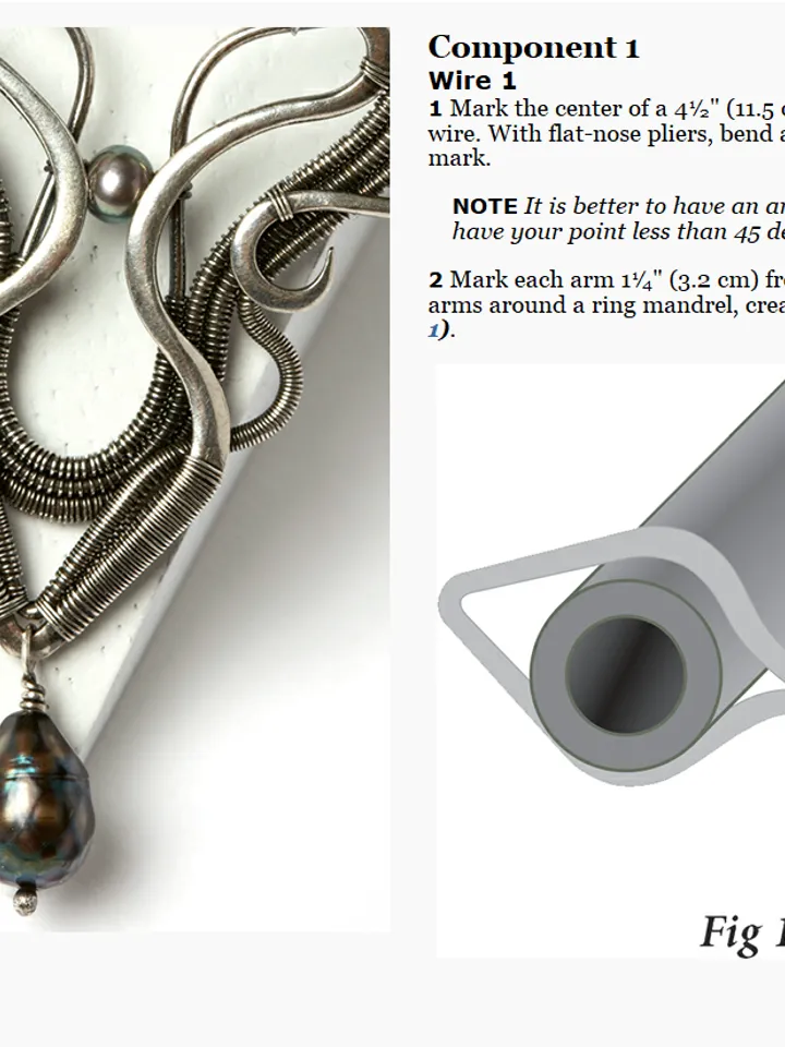 Woven in Wire: Volumetric Wire Weaving in Artistic Jewelry