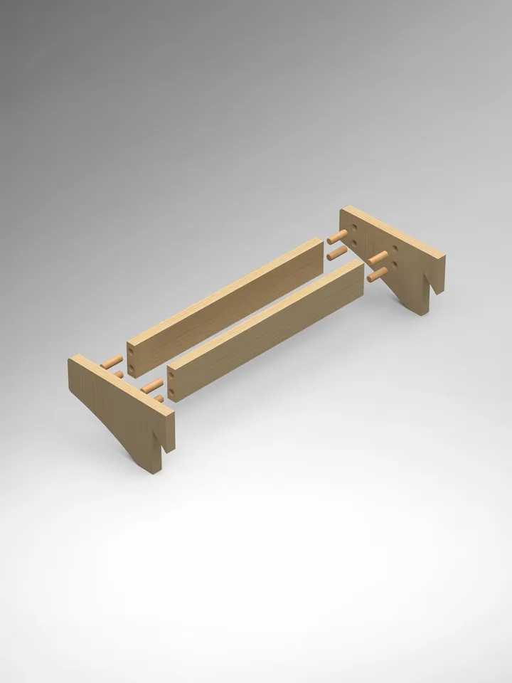 Hammers Storage Rack Plans (PDF, SVG) for Workshop – DIY French Cleat Storage System