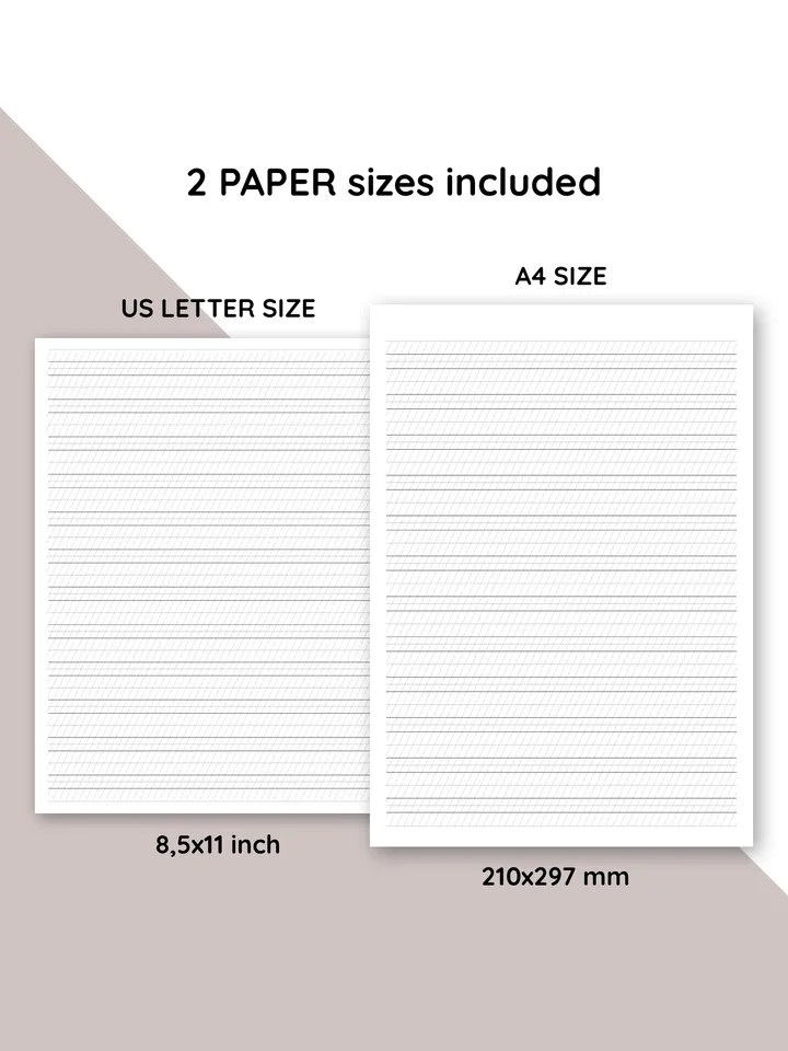 Calligraphy Practice Paper. Printable calligraphy paper. Lettering Practice Sheets.Calligraphy Practice. Starter Kit.