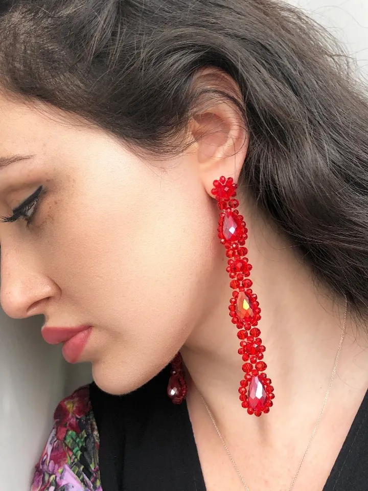 Crystal Drop Earrings
