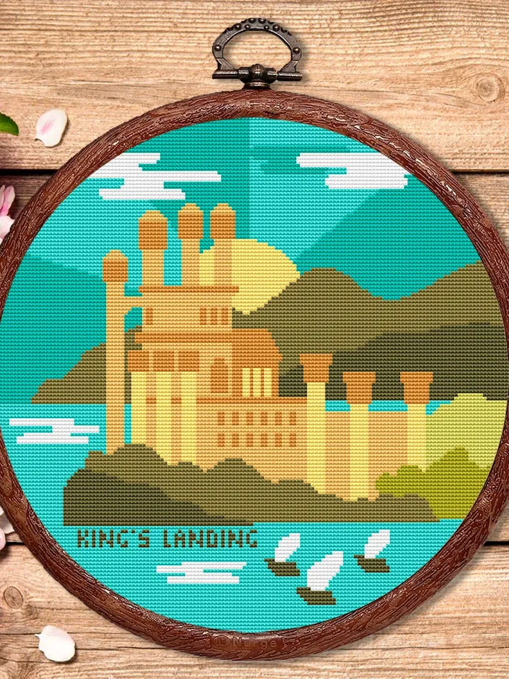 Kings Landing Cross Stitch Pattern, Movies Cross Stitch Pattern, Movie Pattern, GOT Cross Stitch Pattern, TV Cross Stitch Patterns #mv001
