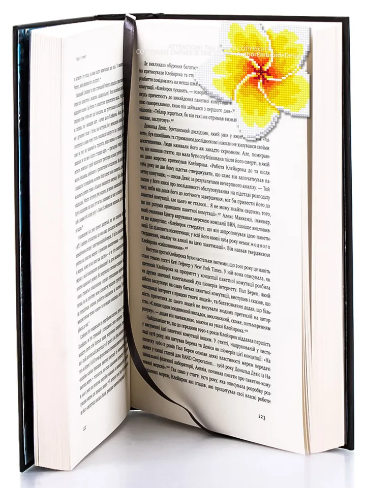 Plumeria Corner bookmark cross stitch pattern PDF download Hawaii flower cross stitch chart, Floral bookmark pattern digital for women #B317