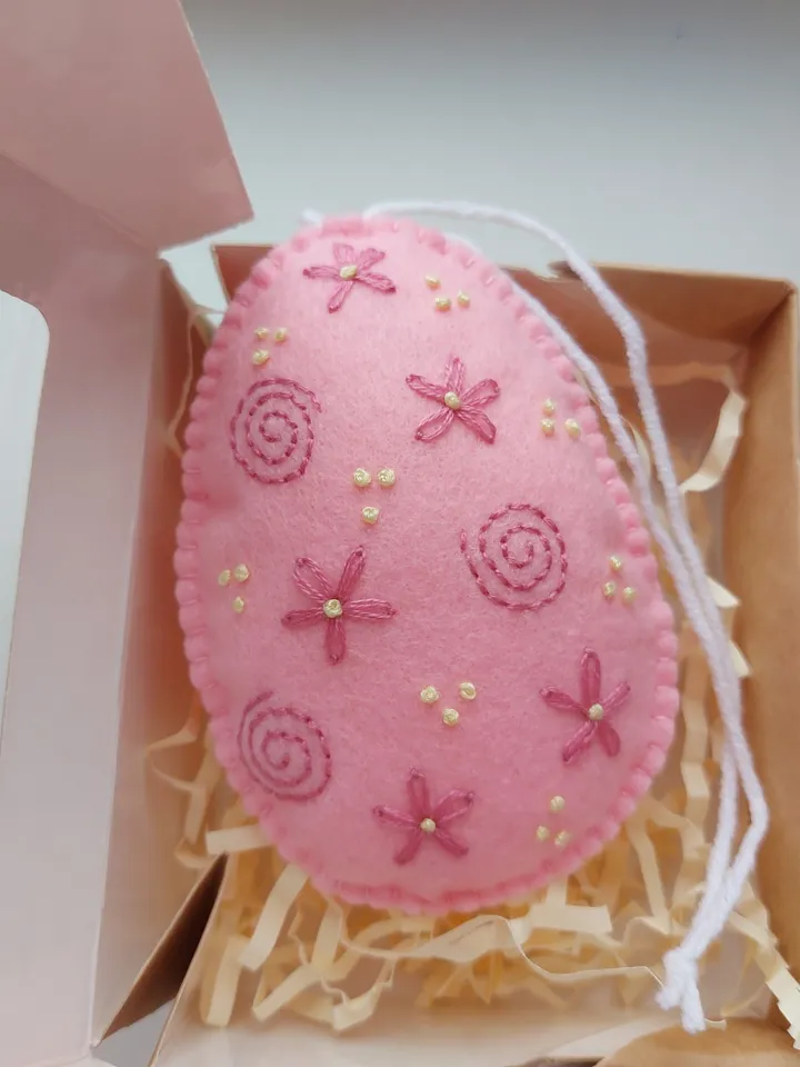 Easter eggs, easter gift, felt Easter ornaments, Easter decorations