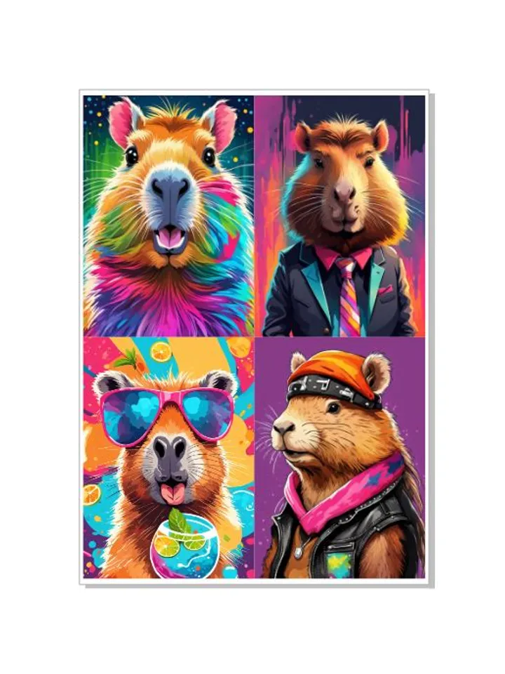 Capybara postcards