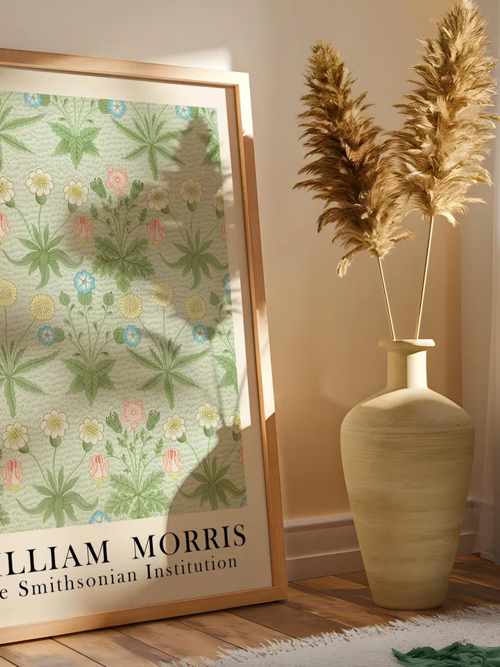 William Morris Wall Art, Vintage Botanical Print, Floral Poster Arts Decor, Digital Download, William Morris Print Digital Download 006