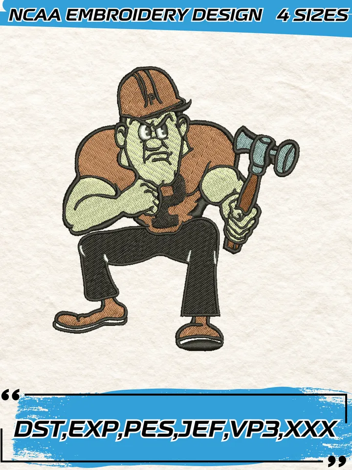 Purdue Boilermakers Mascot Embroidery Designs,NCAA Logo Embroidery Design,Machine Embroidery Design File,4 Sizes, Digital Download