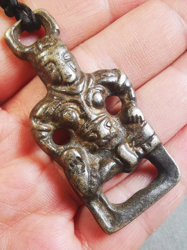Gandhanra Antique Tibetan Buddhist Statue Badg