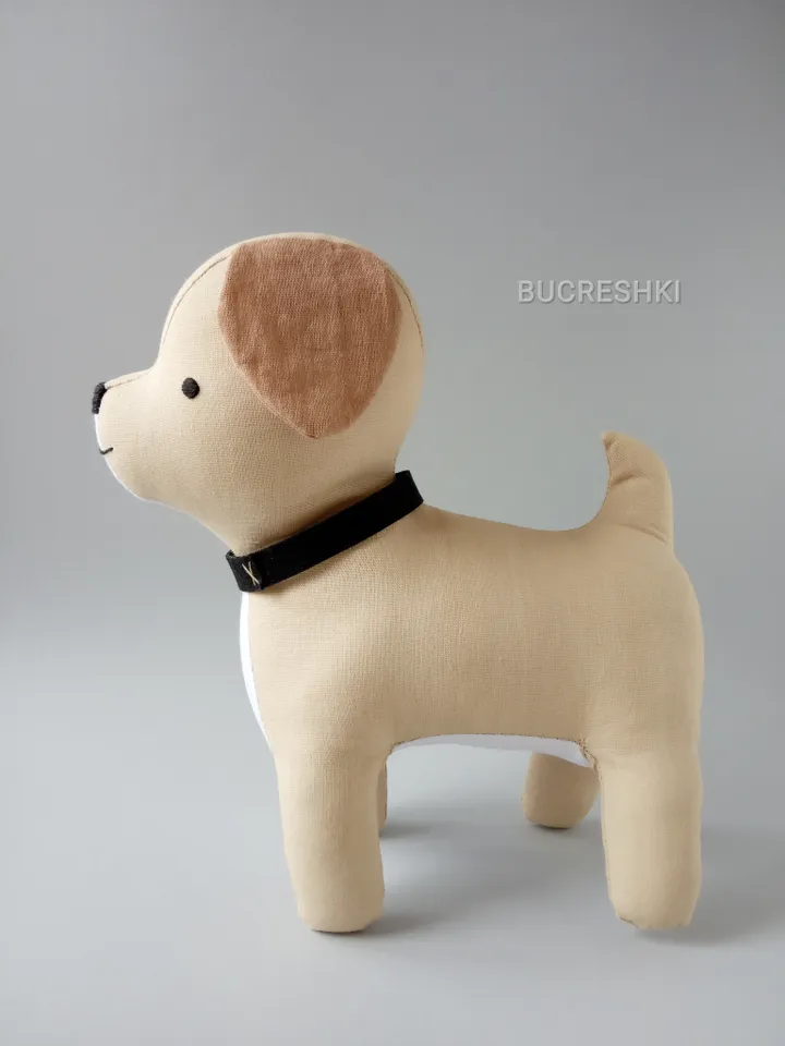 Stuffed Puppy Sewing Pattern PDF