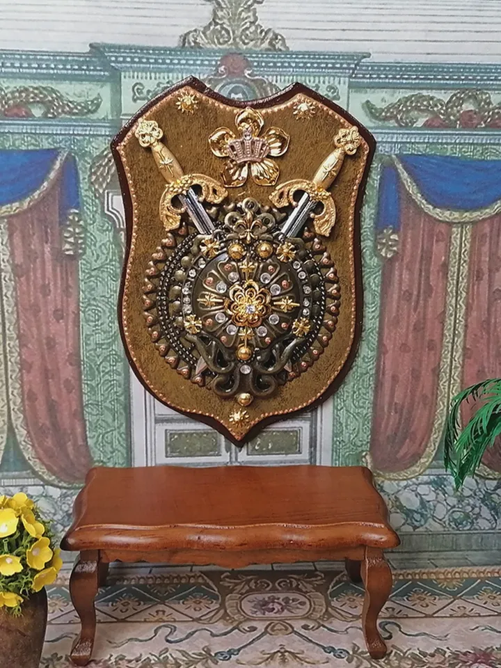 Coat of arms. Puppet miniature for the collection.1:12 scale.
