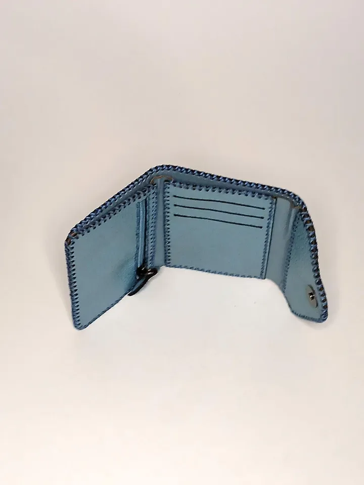 Leather Women Wallet, Handcrafted Bifold Wallet for Women Made from Cowhide Leather, Leather Wallet Women Slim ID Credit Card Wallet.