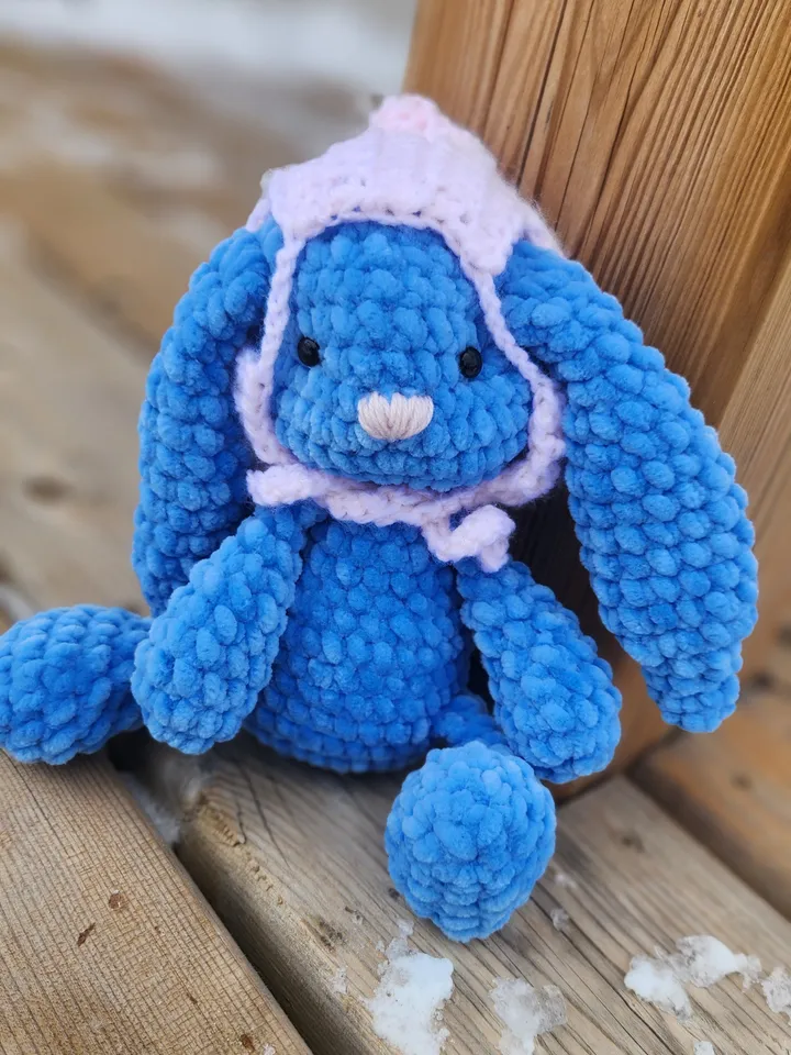 Long Ear Bunny Crochet Pattern | Soft Plush Toy | Amigurumi