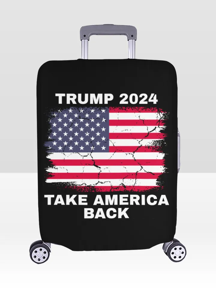 Trump 2024 Take America Back Luggage Cover
