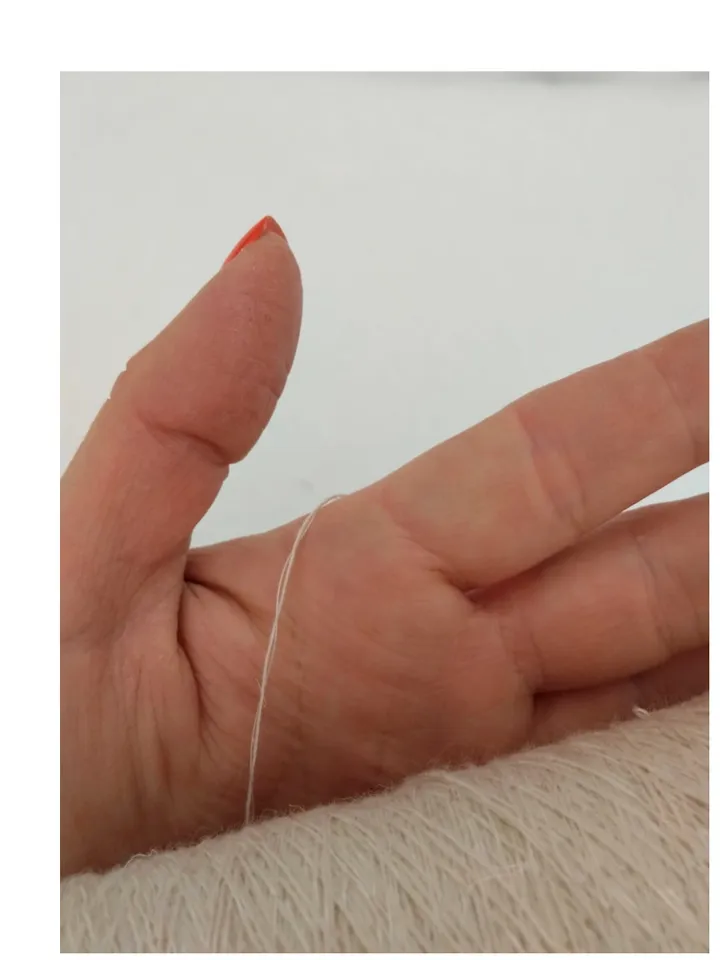 Goat down with silk. 100% Natural , Ecologically clean yarns. White