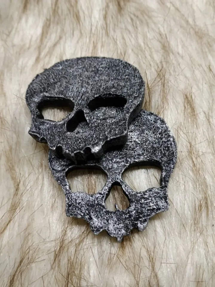 Skull - sign of the skull - decoration for weapons and armor - bas-relief for we