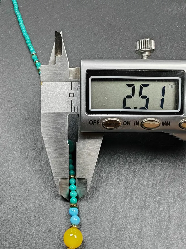 Authentic Turquoise Citipati Skull Protective Necklace,Gandhanra Tibetan Turquoise Amulet for Woman,23cm Length, Spiritual Gift