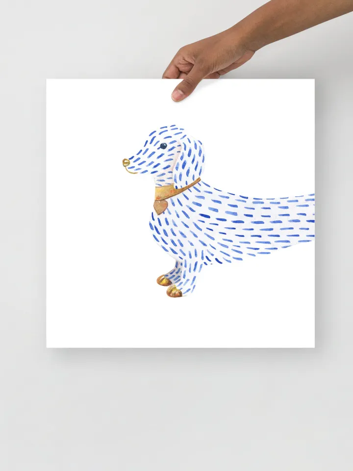 Dachshund  Set Of 2 Art Watercolor Painting Dachshund Gift Dog Wall Art Dog Mom Gift Sausage Dog Art Funny Dachshund Art Gift For Him Print