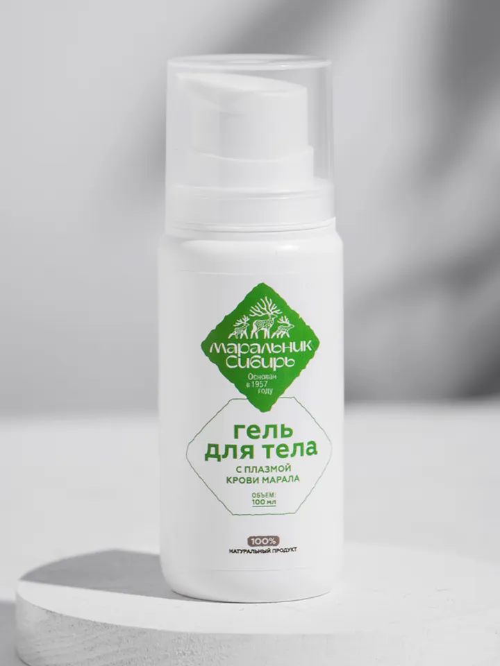 Body Gel with Maral Blood Plasma, 100ml.(3.38 oz)