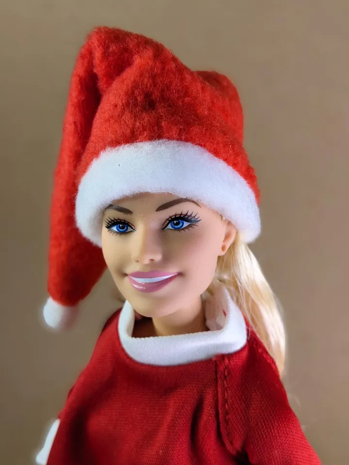 Mrs. Claus Santa Christmas costume for 1/6 scale fashion female dolls