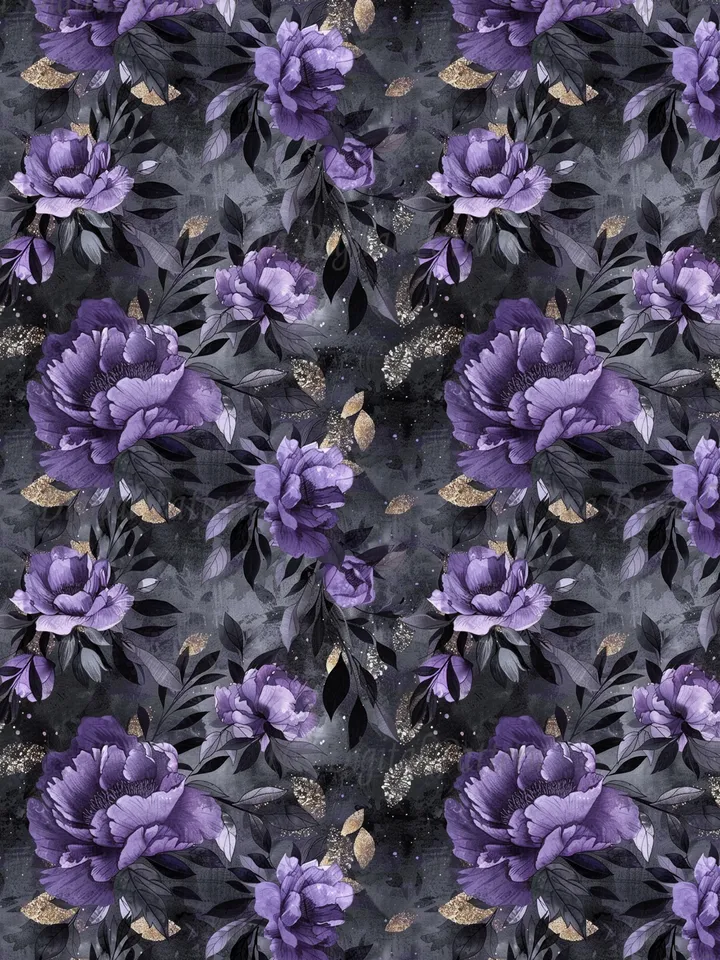 Abstract Floral Watercolor Seamless Pattern, Purple Peony Flowers ,digital paper, mosaic pattern,
repeating pattern, commercial use