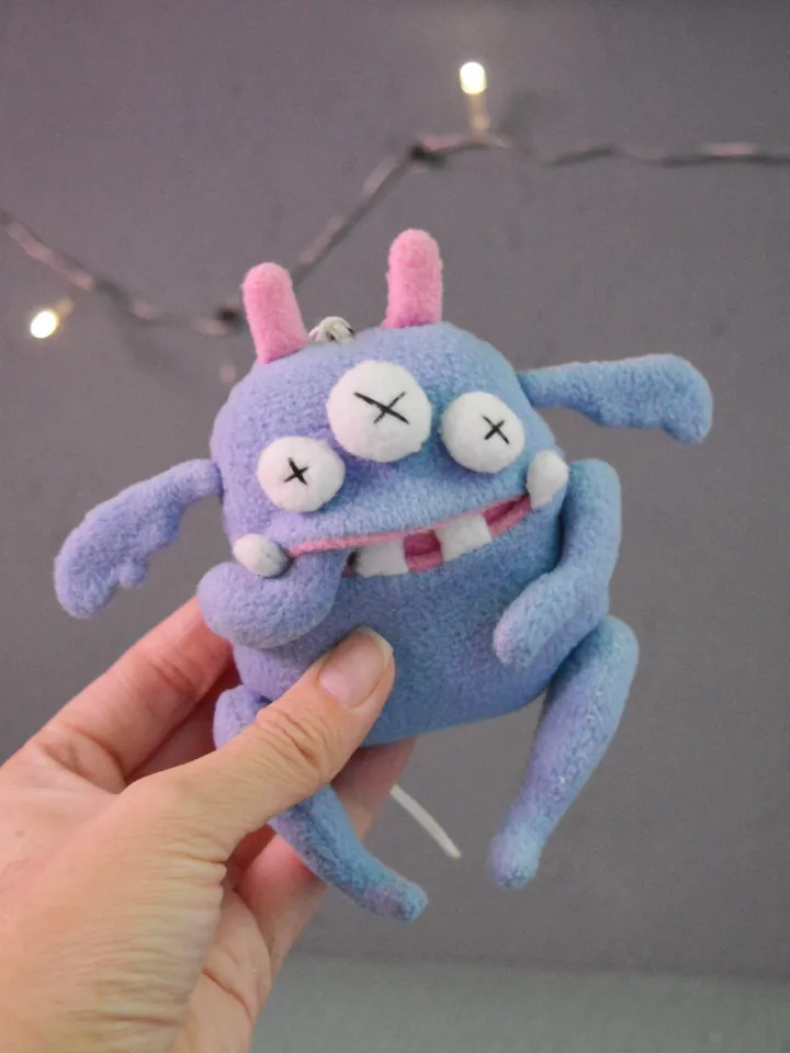 PDF Plush Toy Pattern – 3-Eyed Fleece Monster Softie DIY