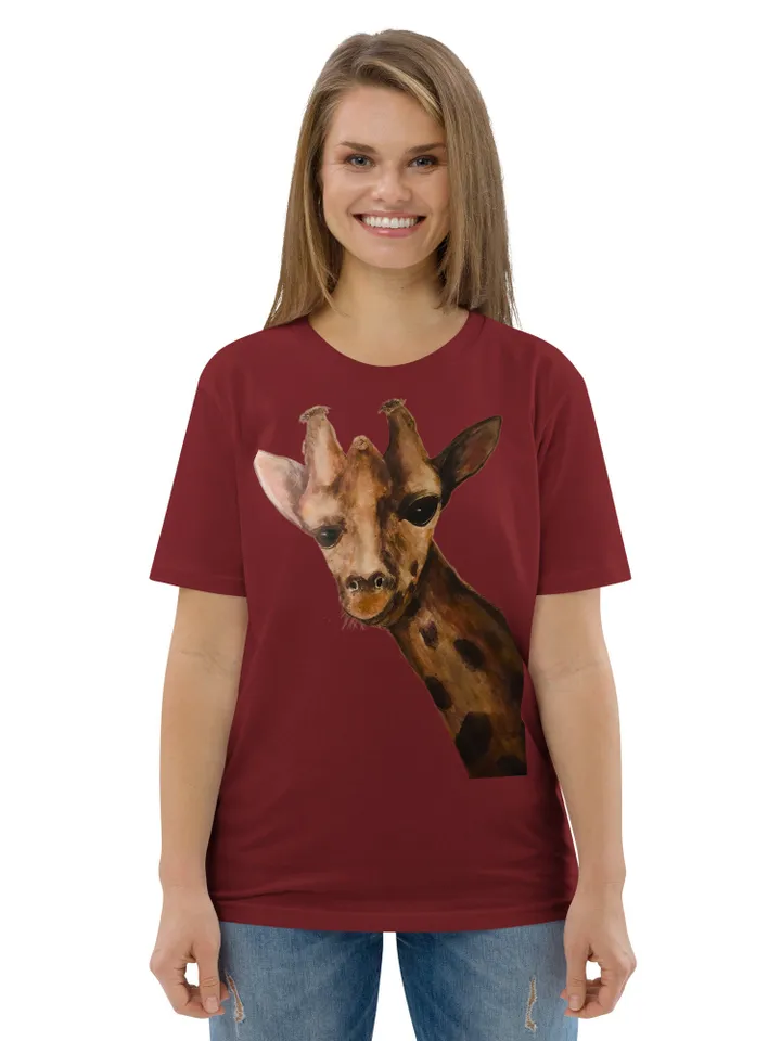 Girrafe Unisex organic cotton t-shirt