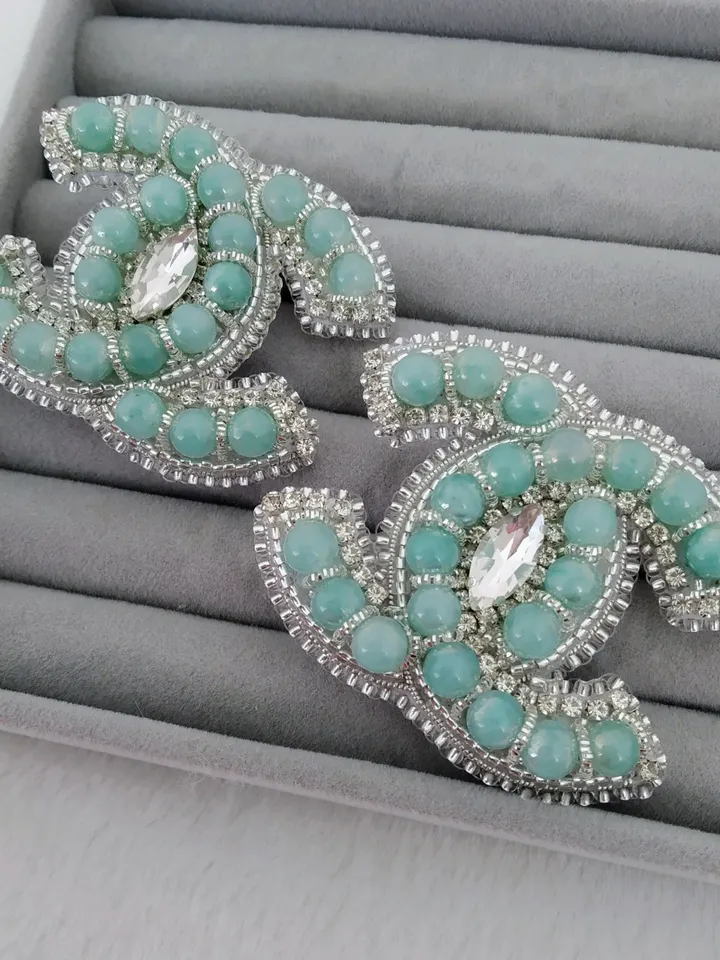 Handmade crystal brooch with earrings for women, valentines gift for her, Christmas gifts, bridesmaid gift, gift for mom