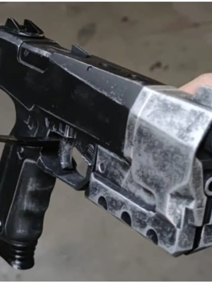 Cyberpunk cosplay toy gun larp - militech prop pistol - ARASAKA - Budget Arms