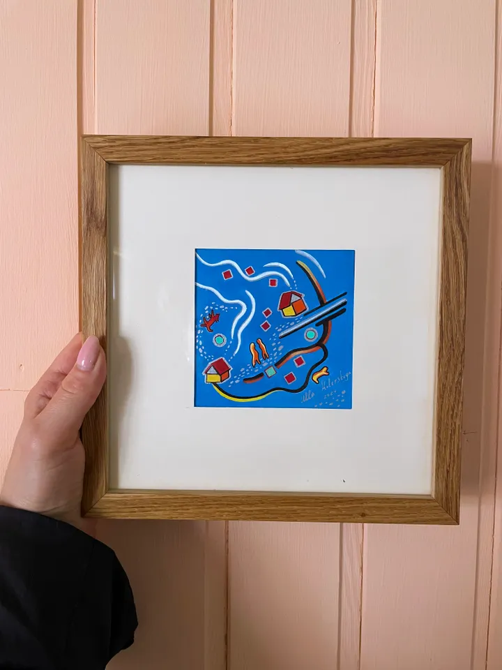 Blue painting
Suprimatism